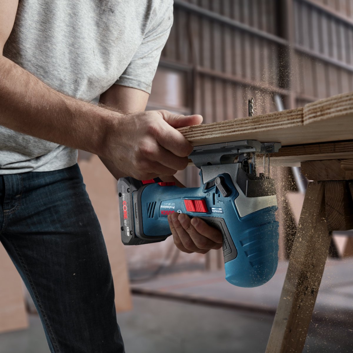 Bosch Professional GST 18V-125 S Accu Decoupeerzaag Basic Body