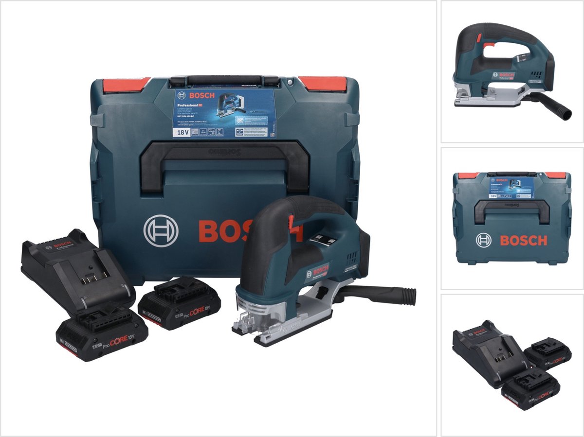 Bosch Professional GST 18V-155 BC Accu Decoupeerzaag 18V 4.0Ah