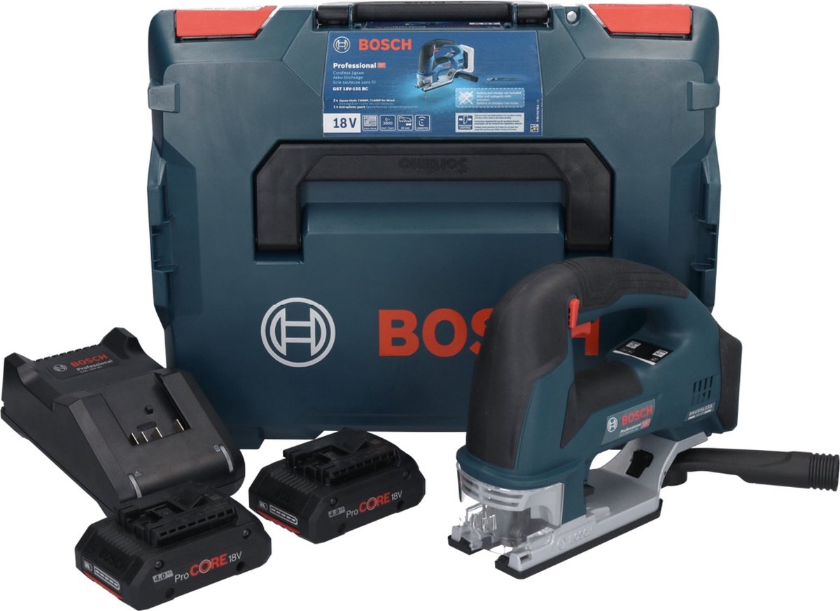 Bosch Professional GST 18V-155 BC Accu Decoupeerzaag 18V 4.0Ah