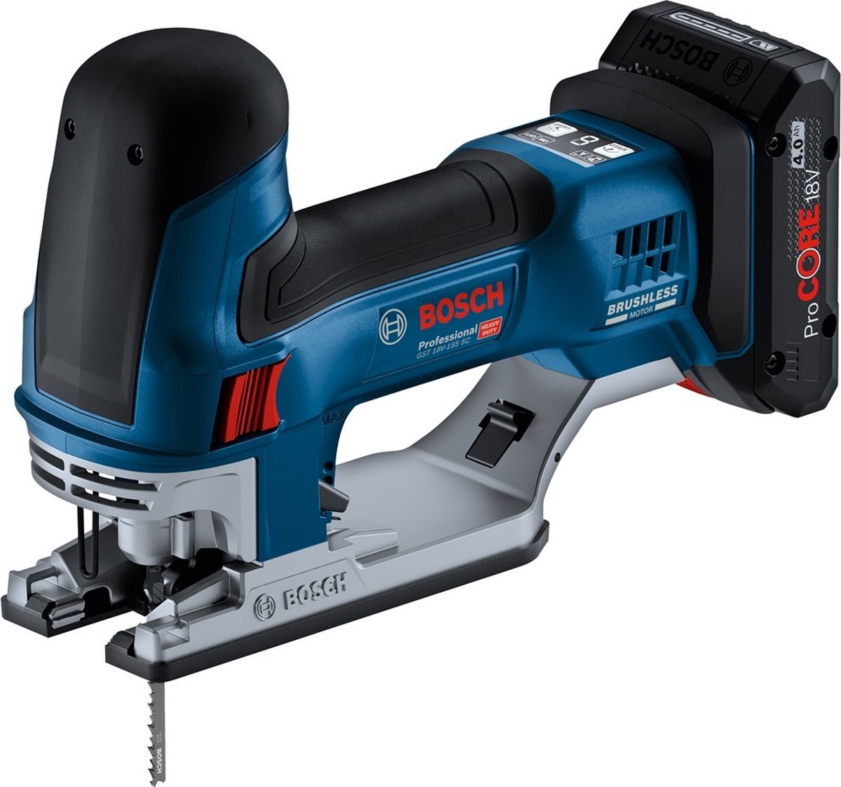 Bosch Professional GST 18V-155 SC Accu Decoupeerzaag 18V 4.0Ah