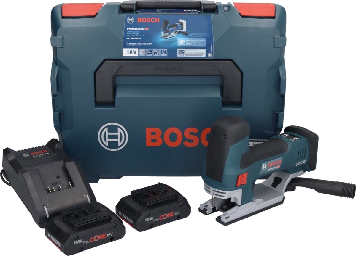 Bosch Professional GST 18V-155 SC Accu Decoupeerzaag 18V 4.0Ah