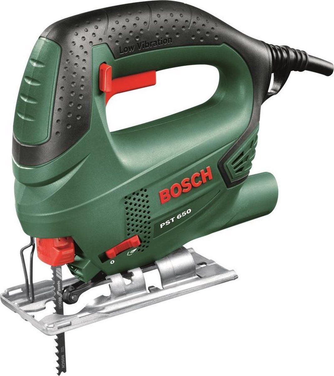 De Bosch PST 650 Decoupeerzaag 500W op snoer in één oogopslag