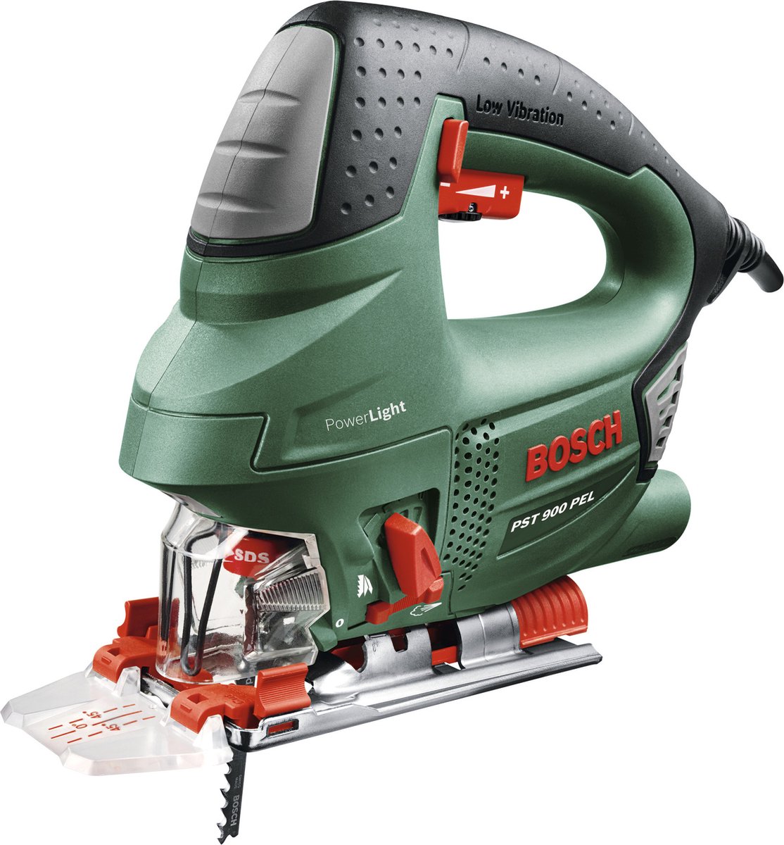 De Bosch PST 900 PEL decoupeerzaag 620W in één oogopslag