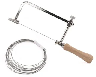 Copingzaag met stalen frame en diamantdraad