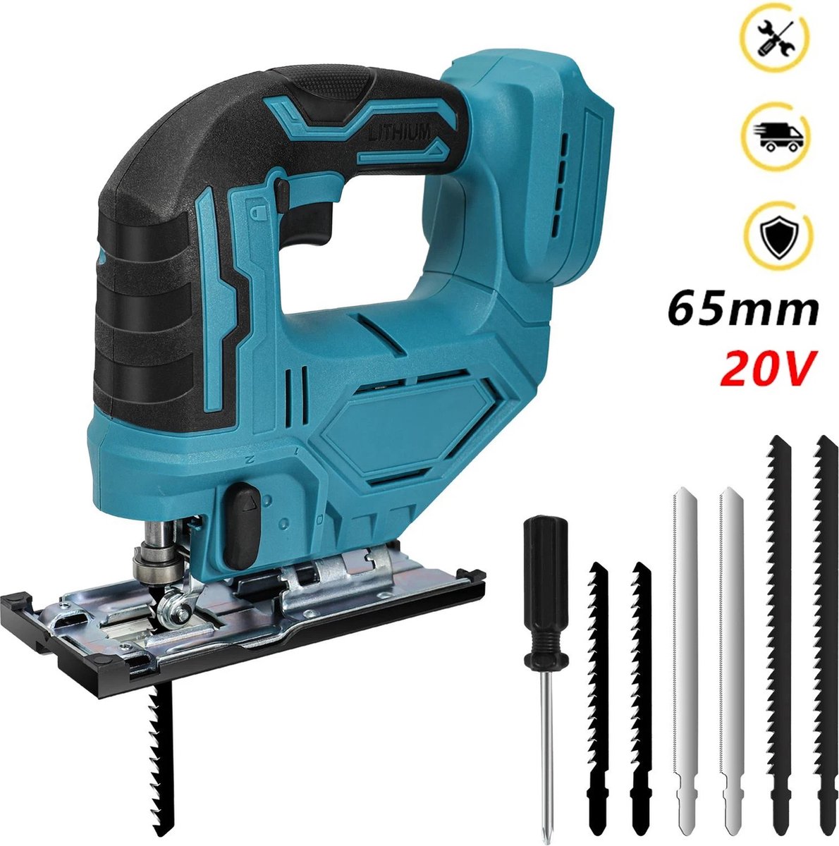 Decoupeerzaag 20V 65mm losse body