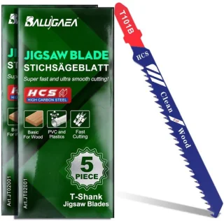 Decoupeerzaag bladen set van 10 voor hout en kunststof