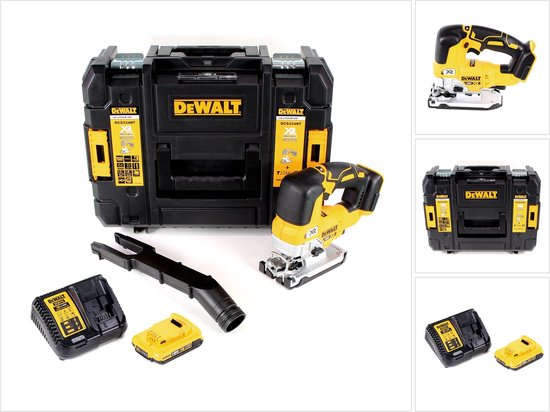 DeWalt DCS334 D1 accu-pendeldecoupeerzaag 18V + accu 2.0Ah + lader + TSTAK