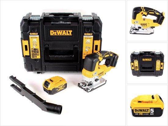DeWalt DCS334NT accu-pendeldecoupeerzaag 18V 5.0Ah TSTAK review
