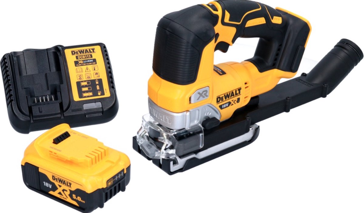 Wat vinden we goed aan de DeWalt DCS334P1 accu-pendeldecoupeerzaag 18V borstelloos 