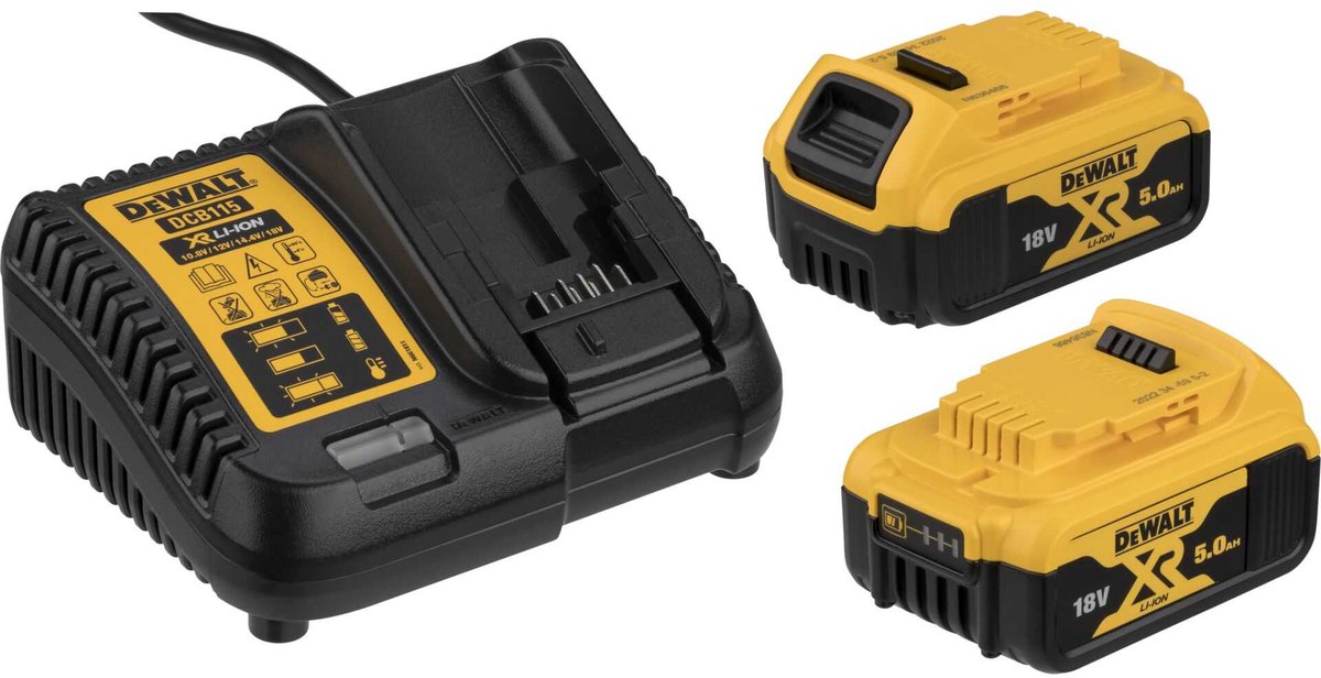 DeWALT DCS334P2 Accu Decoupeerzaag 18V 5,0Ah Li-ion TSTAK