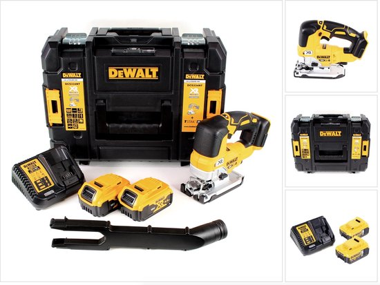 DeWalt DCS334P2 accu-pendeldecoupeerzaag 18V 2x5.0Ah TSTAK review