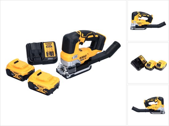 DeWalt DCS334P2 accu-pendeldecoupeerzaag 18V set review