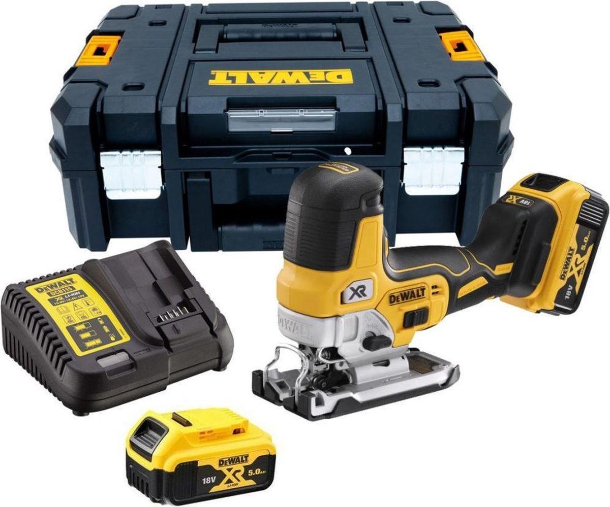 DeWALT DCS335P2 Accu Decoupeerzaag 18V 5,0Ah Li-ion TSTAK