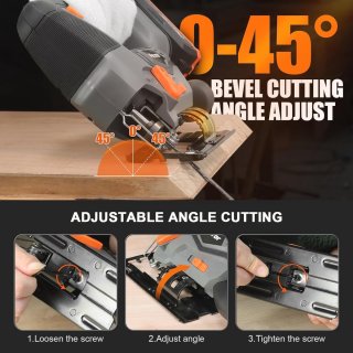 Wat vinden we goed aan de Draadloze decoupeerzaag 20V