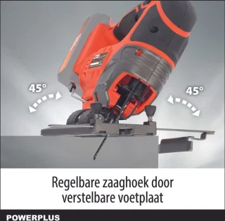 Dual Power POWDP25300 decoupeerzaag 20V zonder accu en lader