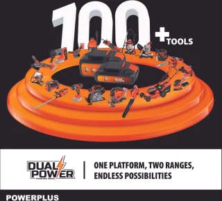 Dual Power POWDP25300 decoupeerzaag 20V zonder accu en lader