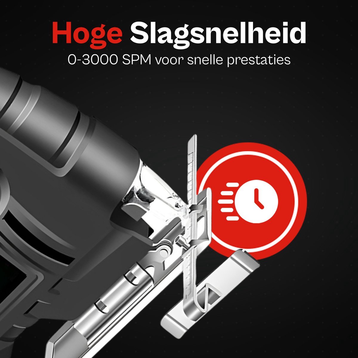 Éénsnelheid Decoupeerzaag 600W 2 kg 2m kabel