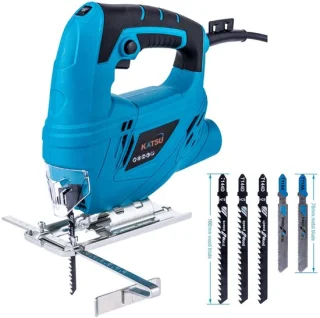 Elektrische decoupeerzaag - blauw
