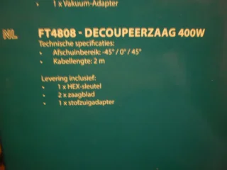 Fachtools Decoupeerzaag 400W