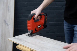 FERM AX-POWER JSM1033 20V accu decoupeerzaag zonder accu en lader