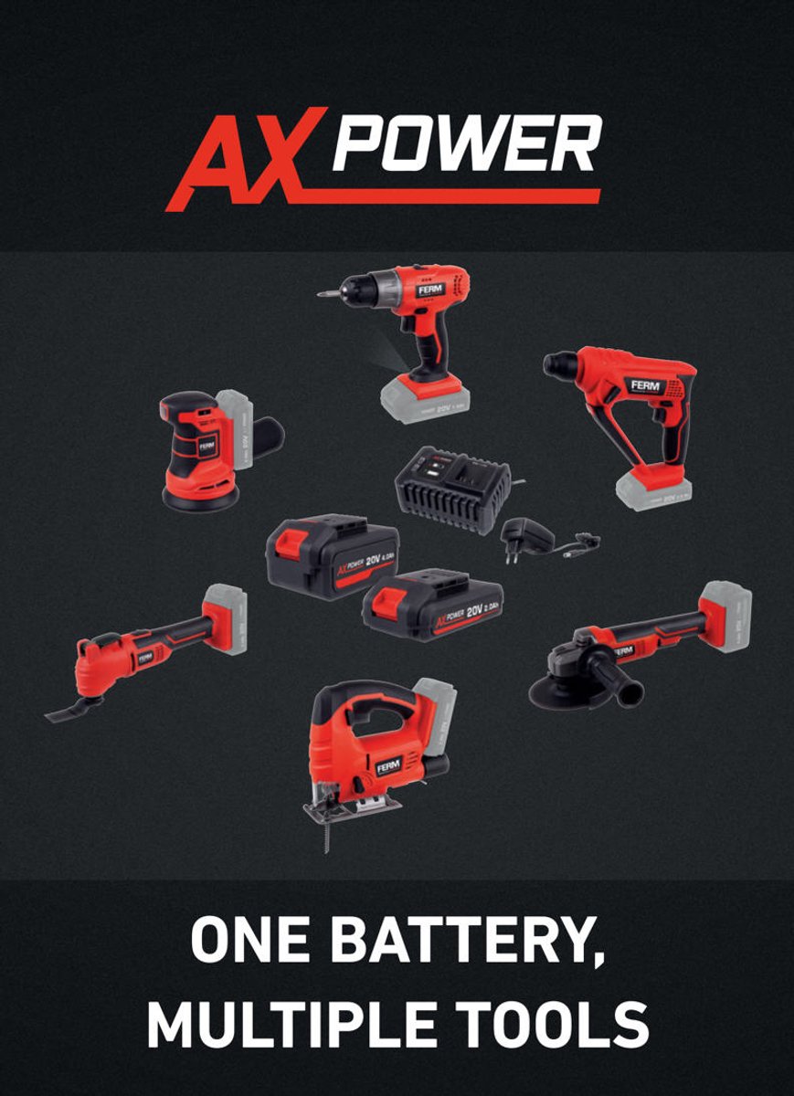 FERM AX-POWER JSM1037 Accu decoupeerzaag 20V