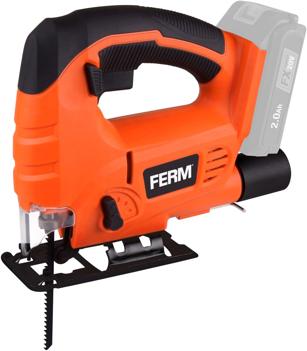 FERM AX-POWER JSM1039 draadloze decoupeerzaag 20V zonder accu en lader