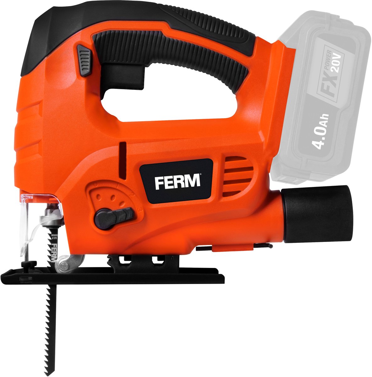 FERM AX-POWER JSM1039 draadloze decoupeerzaag 20V zonder accu en lader