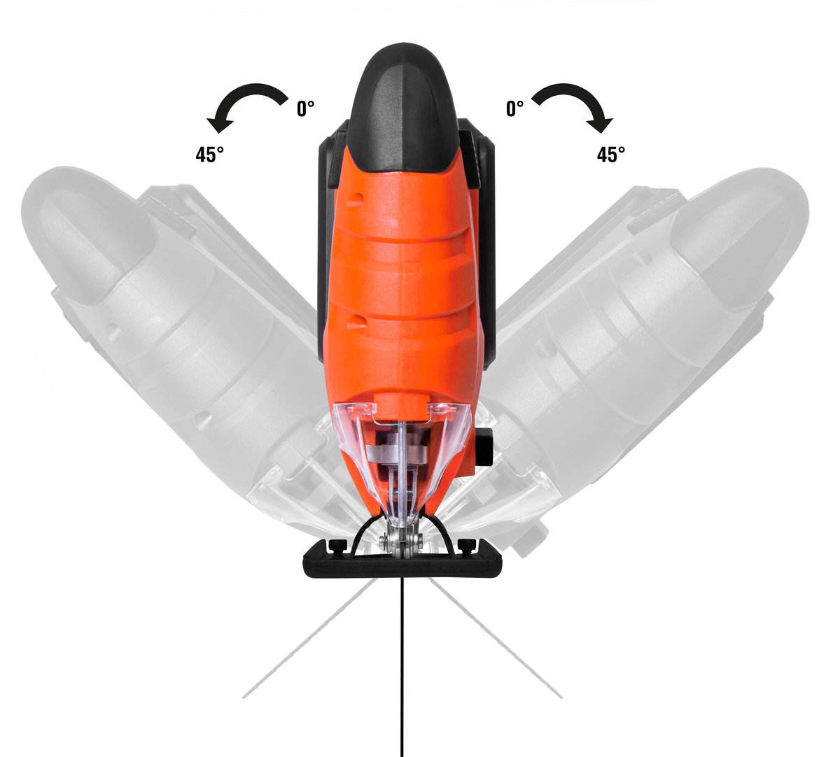 FERM AX-POWER JSM1039 draadloze decoupeerzaag 20V zonder accu en lader