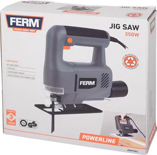 Ferm Powerline Decoupeerzaag 350W