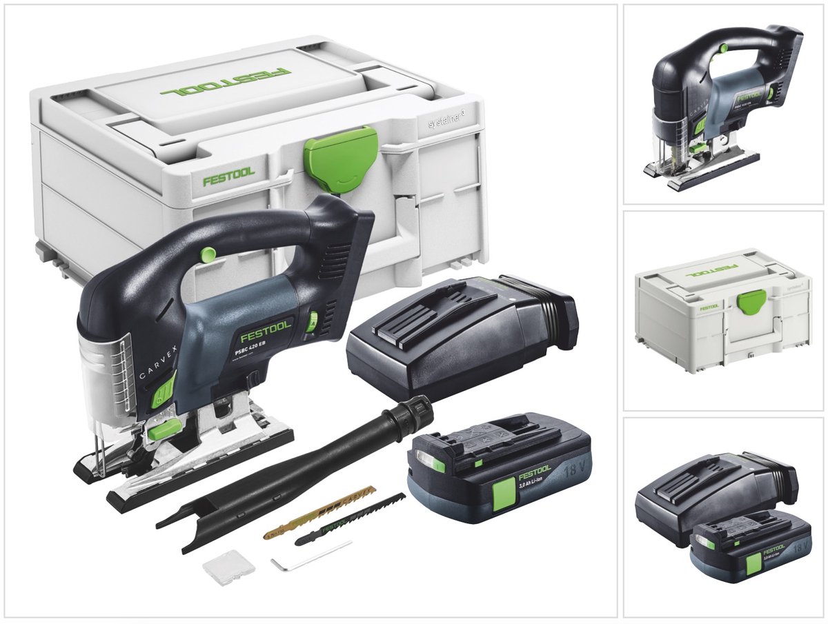 Festool CARVEX PSBC 420-Basic accu-pendeldecoupeerzaag 18 V