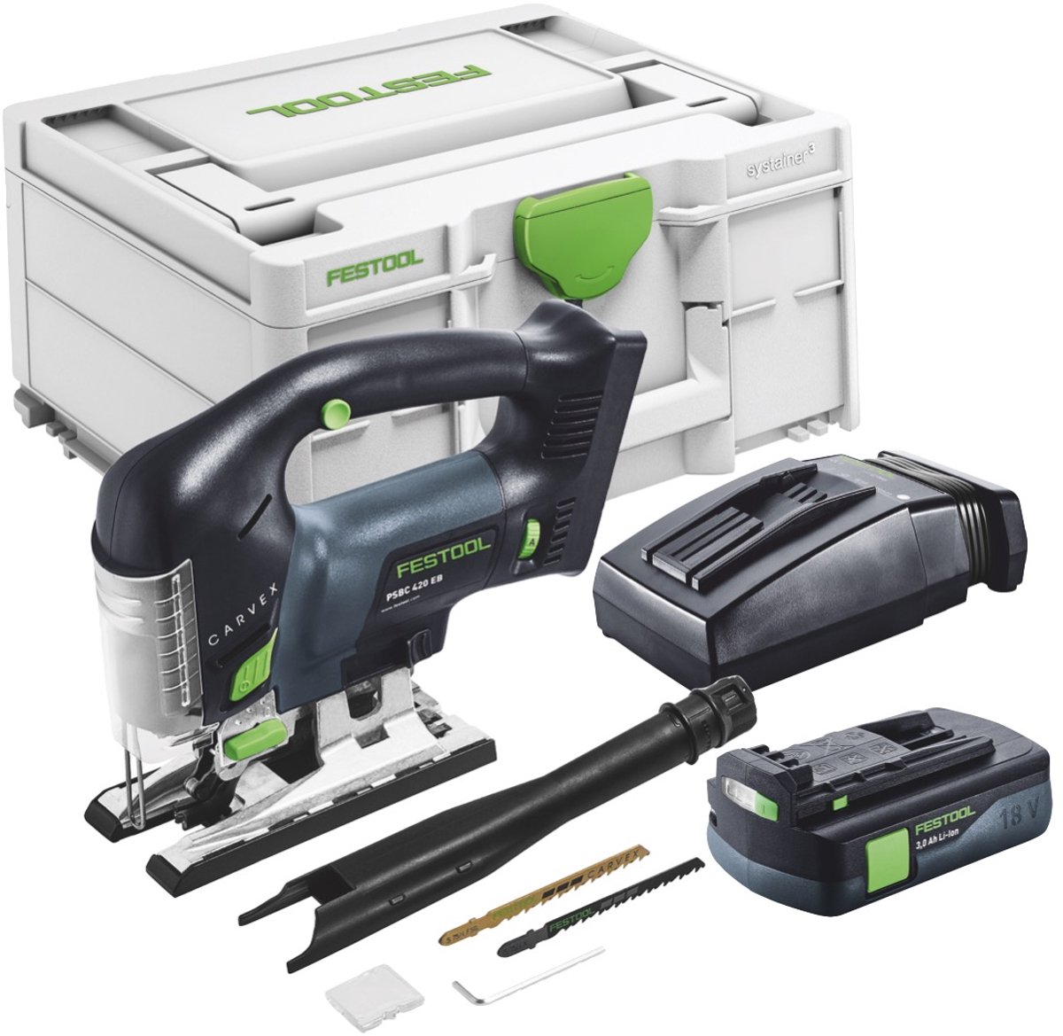 Festool CARVEX PSBC 420-Basic accu-pendeldecoupeerzaag 18 V