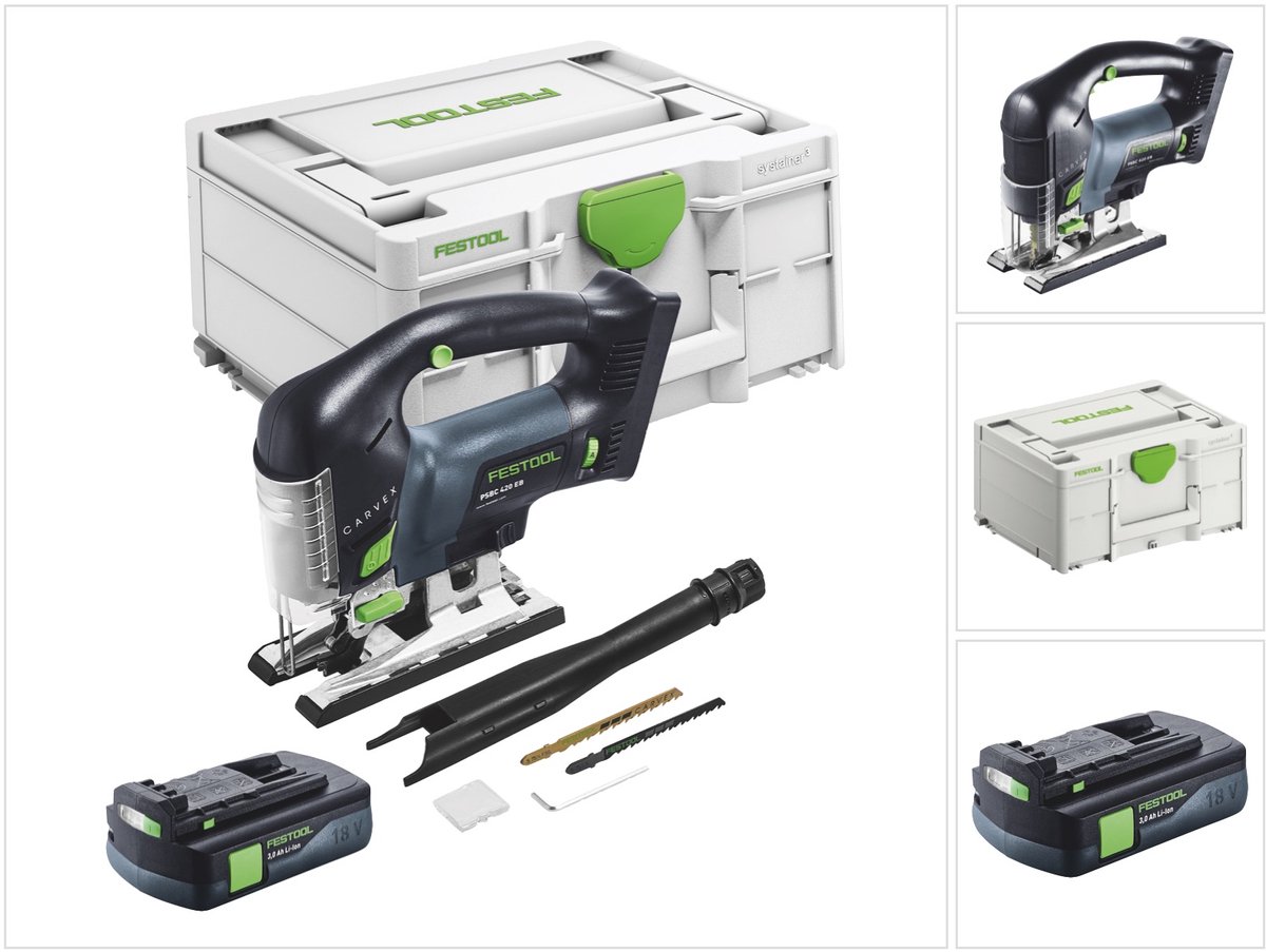 Festool CARVEX PSBC 420-Basic accu-pendeldecoupeerzaag 18V 120mm