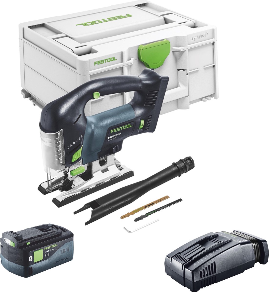 Festool CARVEX PSBC 420 EB-Basic accu-pendeldecoupeerzaag 18 V