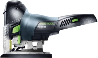 Wat vinden we goed aan de Festool CARVEX PSC 420 EB-Basic accu-pendelzaag