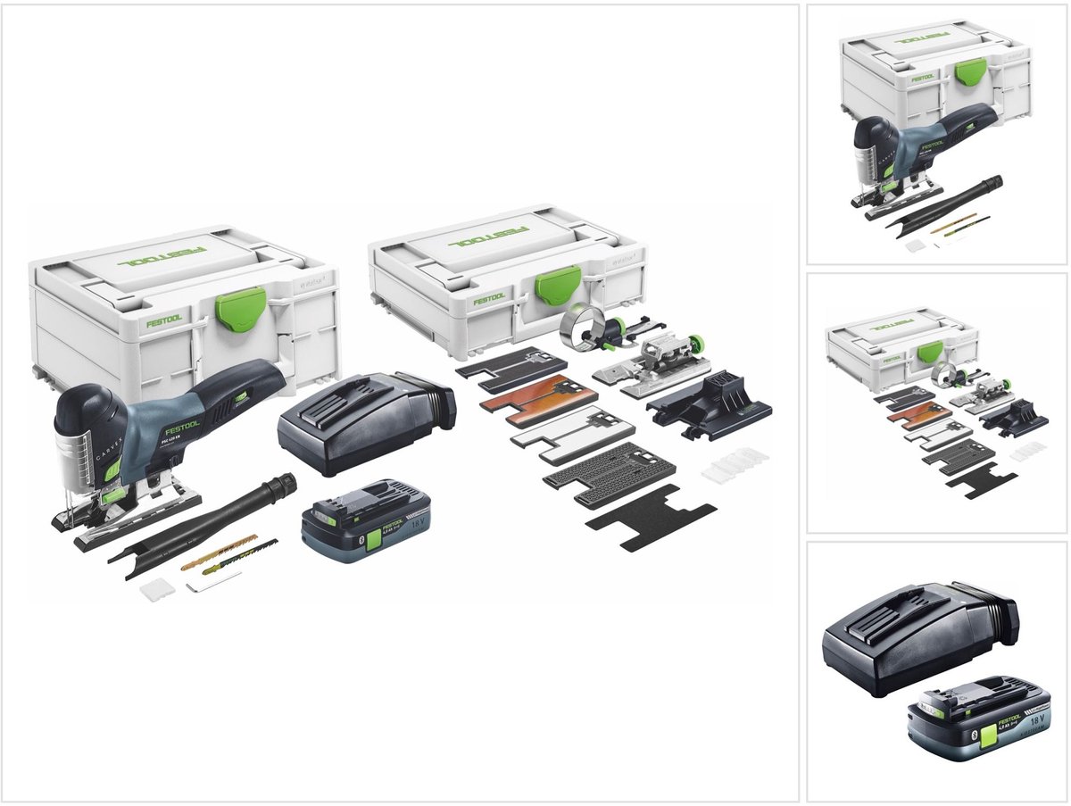 Wat vinden we goed aan de Festool CARVEX PSC 420 HPC4,0 EBI Decoupeerzaag 18V Set