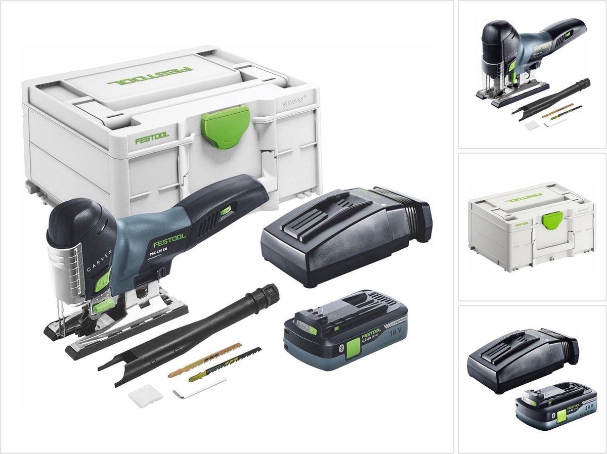 Festool Carvex PSC 420 HPC4,0 EBI-Plus 18V Li-Ion decoupeerzaag set