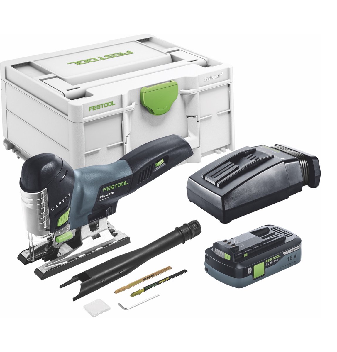 Festool Carvex PSC 420 HPC4,0 EBI-Plus 18V Li-Ion decoupeerzaag set