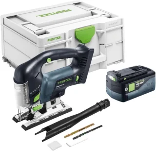 Festool PSBC 420-Basic accu pendelzaag, 18 V, 120 mm, borstelloos + 1 accu 5,0 Ah + Systainer