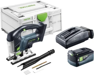 Festool PSBC 420-Basic accu pendelzaag 18 V 120 mm borstelloos met accu en lader
