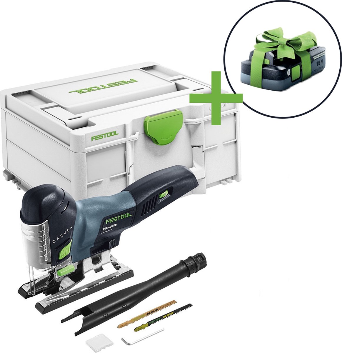 Festool PSC 420 EB-Basic 18V Li-Ion Decoupeerzaagmachine Set