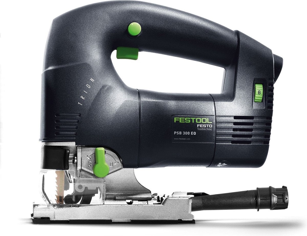 Wat vinden we goed aan de Festool TRION PSB 300 EQ-Plus Decoupeerzaagmachine 720W 120mm
