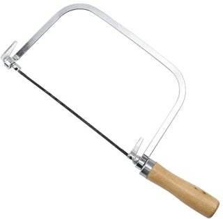 De Fretzaag Coping Saw met houten handvat in één oogopslag