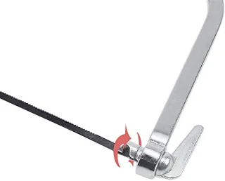 Fretzaag Coping Saw met houten handvat