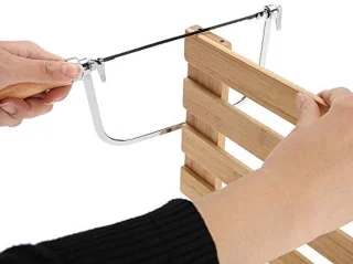 Fretzaag Coping Saw met houten handvat