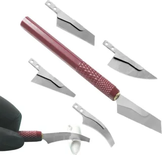 Handzaag set modelleerzaag 15x5x5 cm rood