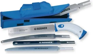 Handzaagset 6-delig 40 cm blauw