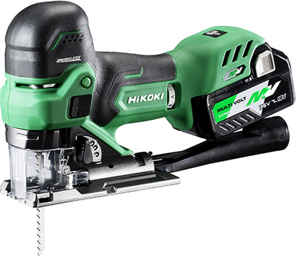 HiKOKI CJ36DBWRZ 36V Li-Ion Accu Decoupeerzaag Set 2x2,5Ah
