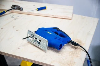 Kinzo Decoupeerzaag 230V 400W Blauw