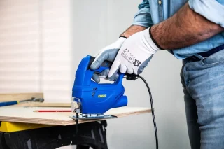 Kinzo Decoupeerzaag 230V 400W Blauw
