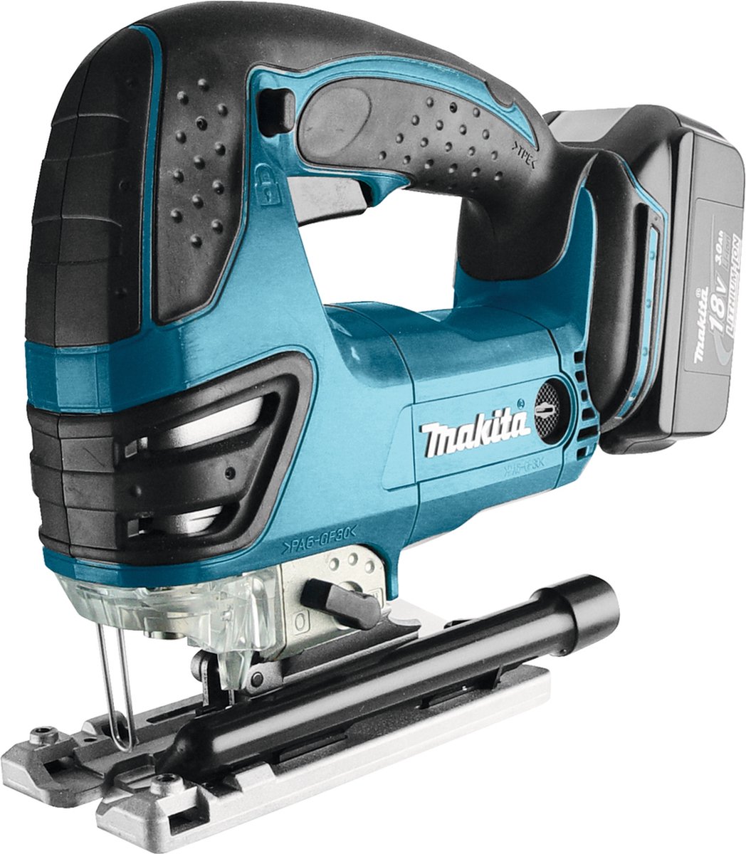 De Makita BJV180RFJ 18V Li-Ion decoupeerzaag set in één oogopslag